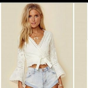 Spell & The Gypsy Collective Tops - Spell and the gypsy Damsel Lace wrap top Spell & The Gypsy Collective Tops - Spell and the gypsy Damsel Lace wrap top